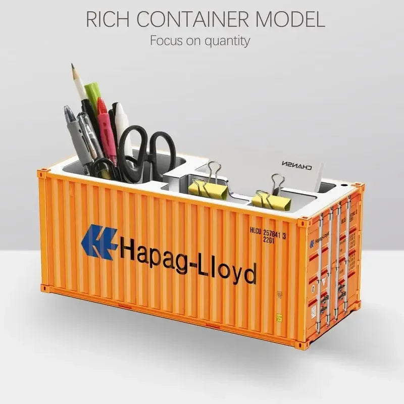 ContainerDesk Miniature Shipping Container Pen Holder – Desk Organiser & Home Decor