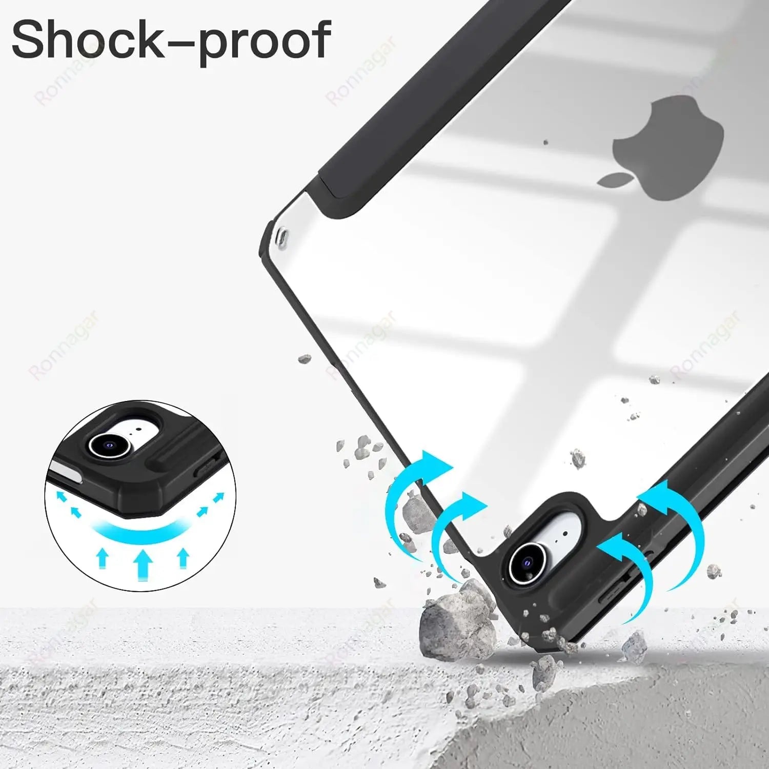 Smart Case for iPad A16 A19 12th 11th Gen 2026 2025 2024 Air11 13 M4 M3 Air 8 7 6 Air 5 4 Pro11 13 M4 M5 M2 10th 9 8 7 10.2 10.5