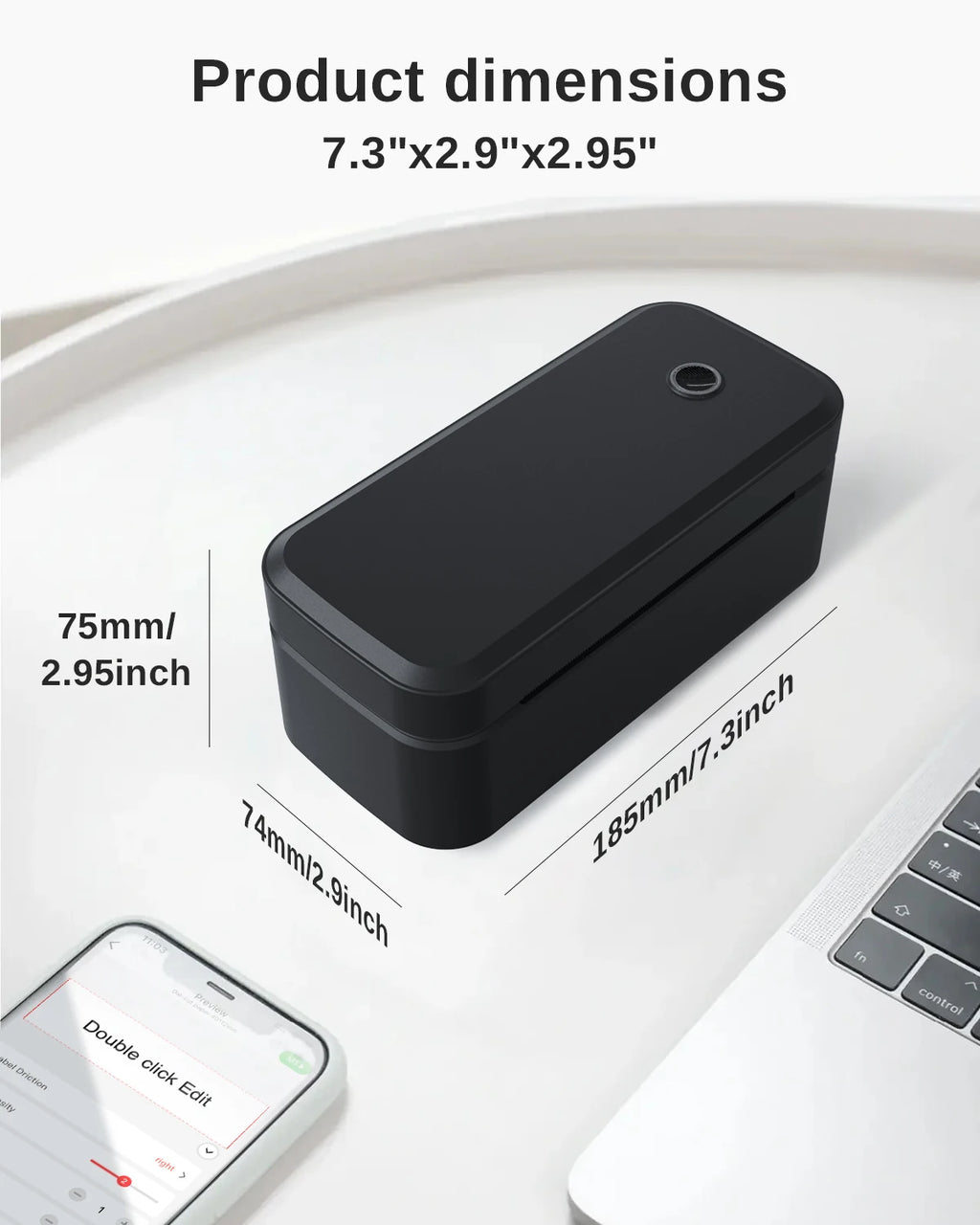 Marklife X4 Portable Bluetooth Thermal Label Printer – Auto-Detect 4x6 Shipping Printer for Small Business