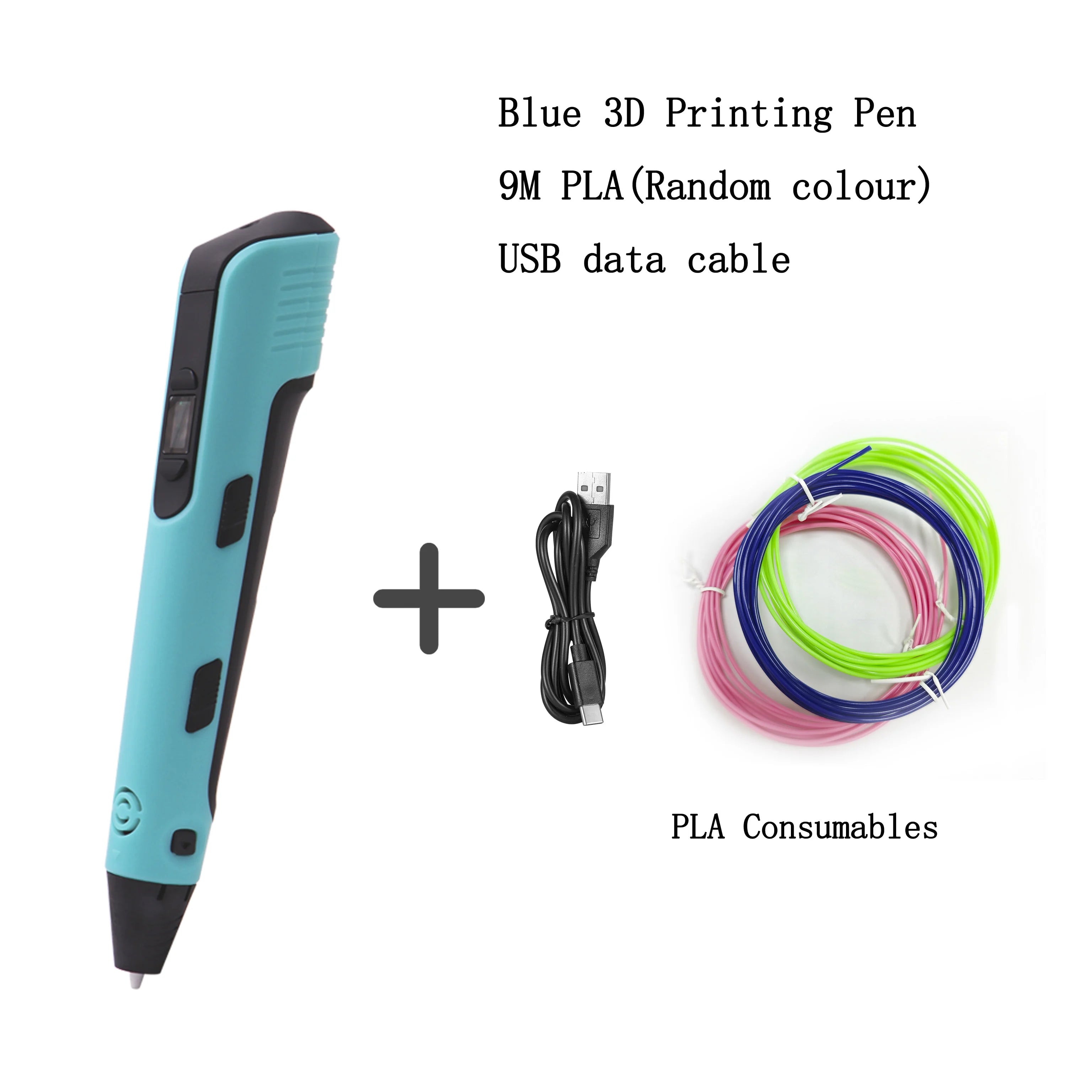 CreativePen 3D Printing Pen – Upgraded with 9M PLA Filament, Kids Birthday Gift