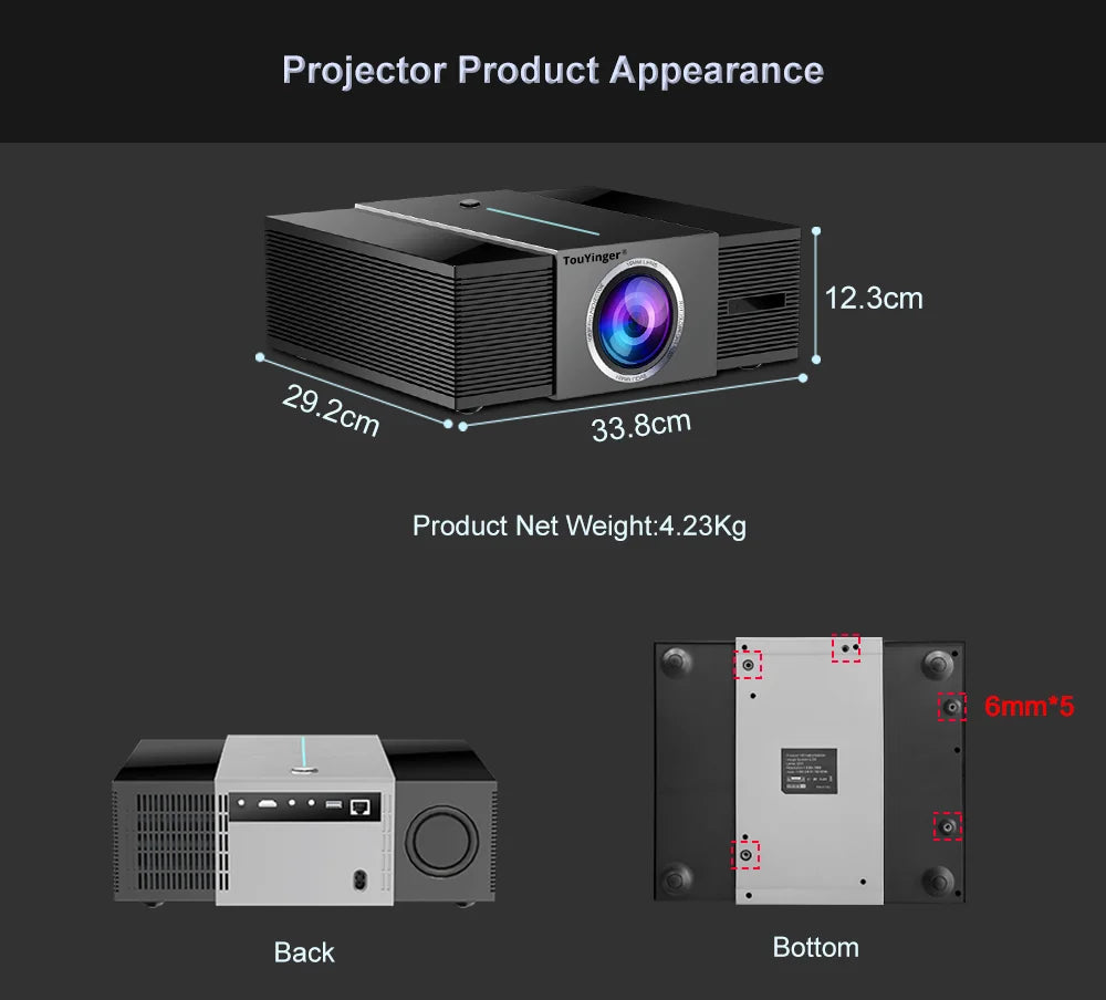 CinemaCore Q11W 4K Smart Home Projector