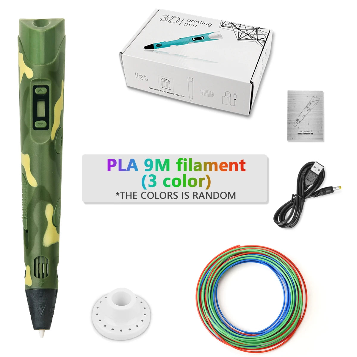 DrawPen 3D Pen for Kids – DIY Drawing Set with PLA Filament, Birthday & Christmas Gift
