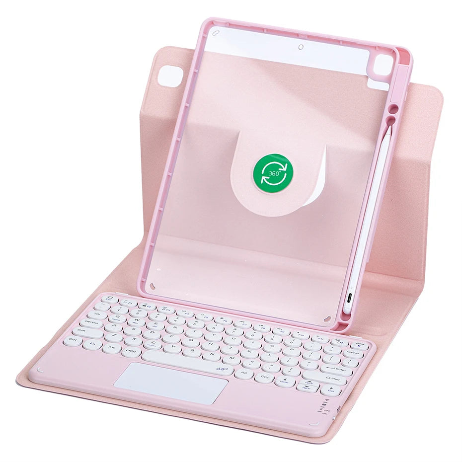 360° Rotation Keyboard Case for IPad 10th 2022 10.9 Air 5 Air 4 Magnetic Cover for IPad Pro 11 Air 3 Pro 10.5 8 9th Gen 10.2"