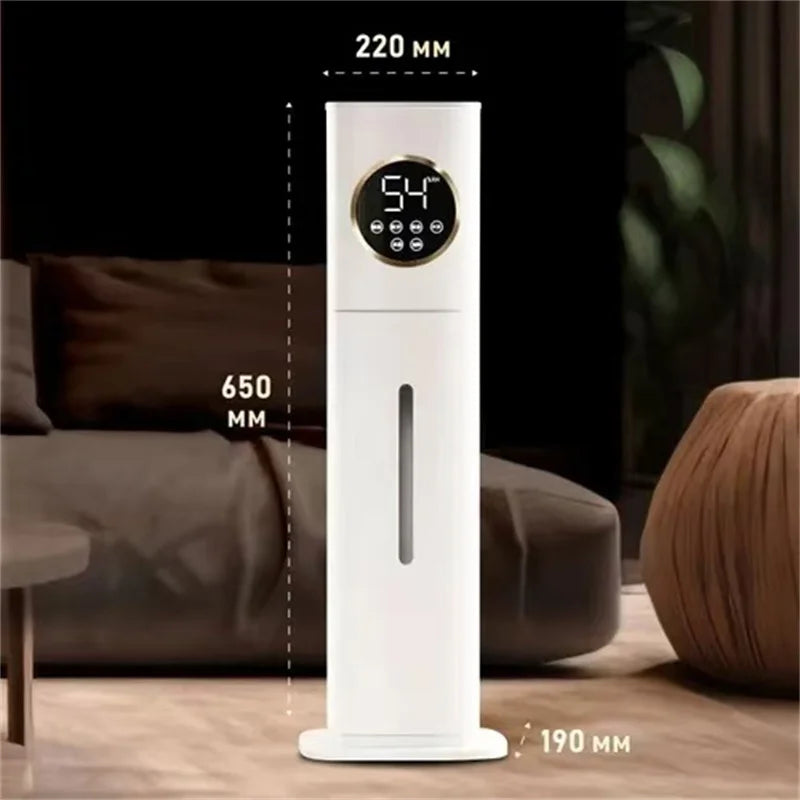 AquaFog 8L Ultrasonic Cool Mist Humidifier – Large Room Humidifier with Night Light & Water Level Indicator