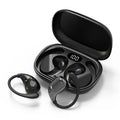 Bluetooth 5.4 Ear Hook Earbuds – LED Display, Waterproof, Touch Control, HiFi Sound