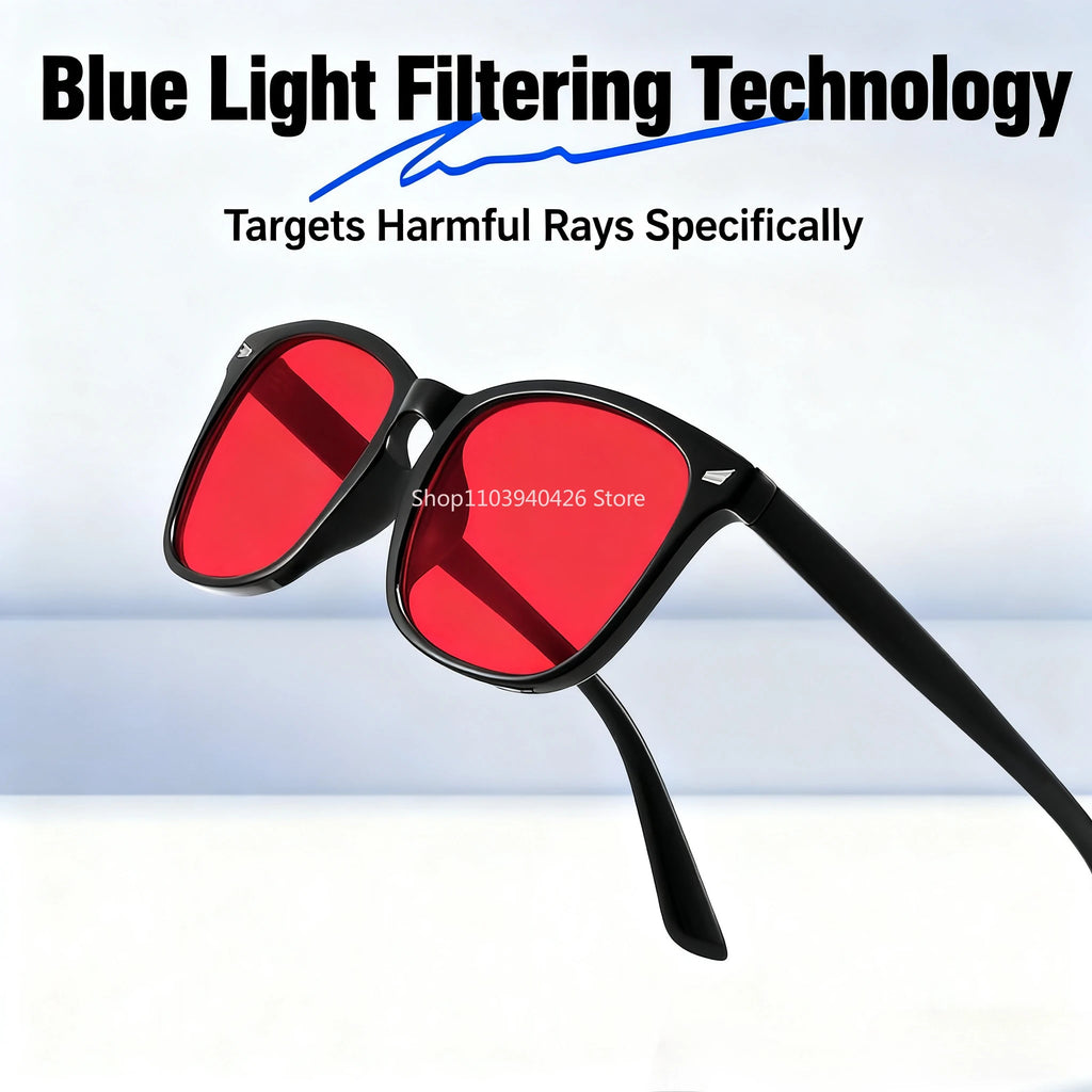 Red Lens Blue Light Blocking Glasses (Sleep & Gaming