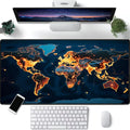 World Explorer XL Gaming Desk Mat – 900x400 Anti-Slip Mouse Pad for PC & Laptop