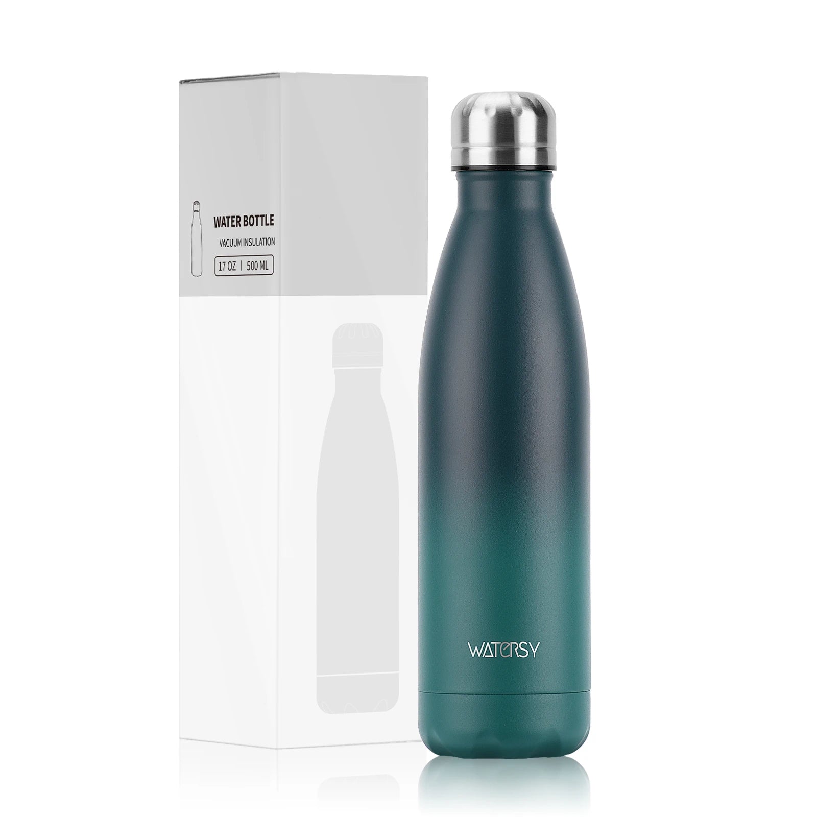 WATERSY 500ml Stainless Steel Vacuum Flask – Insulated Thermos for Coffee & Sport