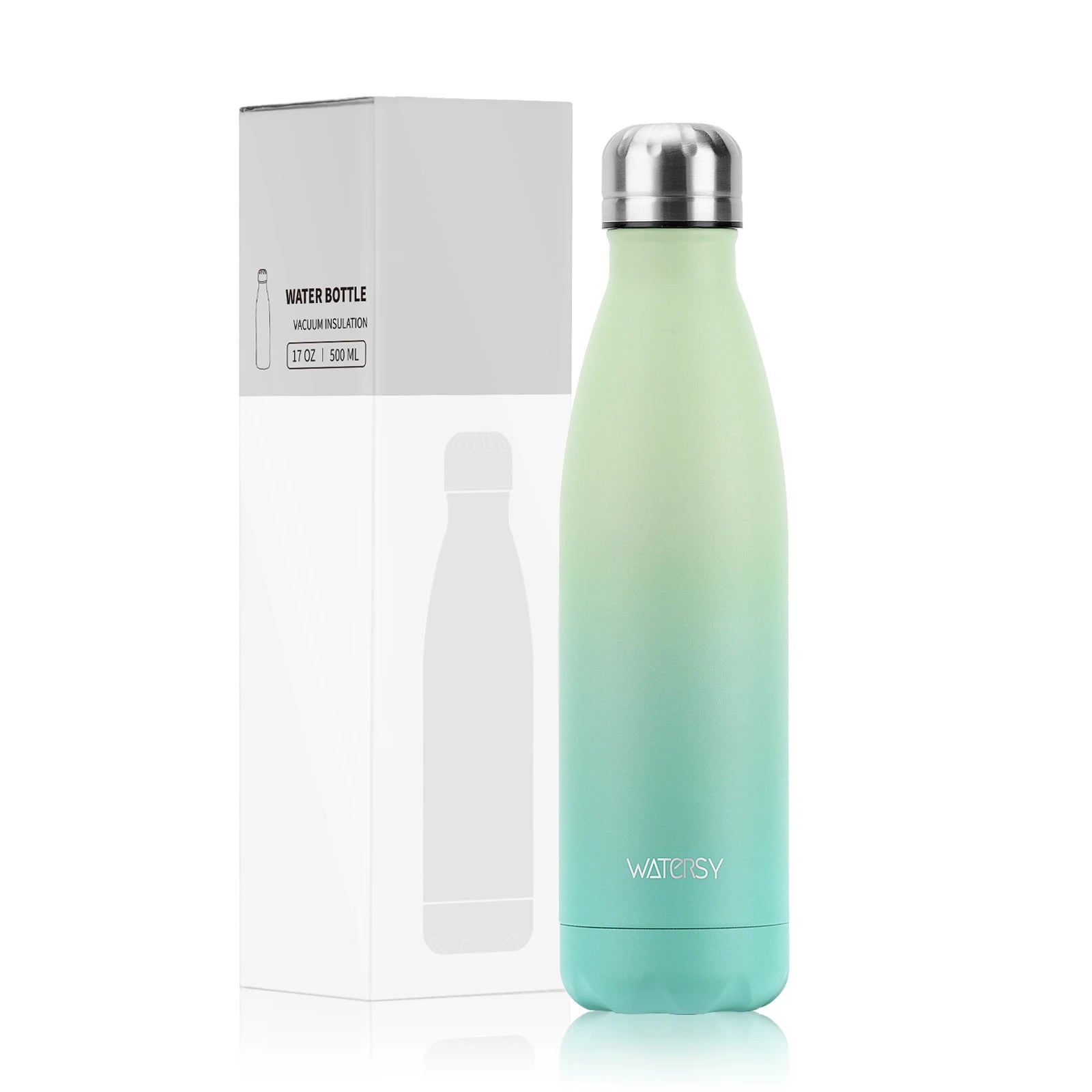 WATERSY 500ml Stainless Steel Vacuum Flask – Insulated Thermos for Coffee & Sport