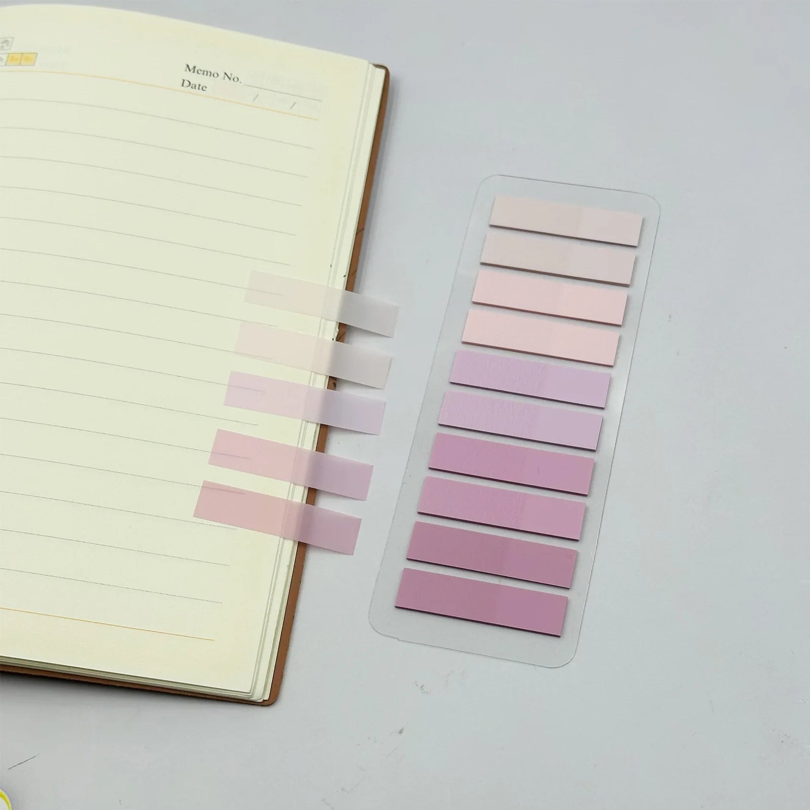 ColorTab 200-Pack Fluorescent Index Tabs & Sticky Flags – Transparent Page Markers