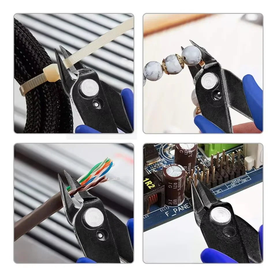 3D Printer Tool Kit – Diagonal Pliers, Deburring Cutter, Tweezers & Scraper Set