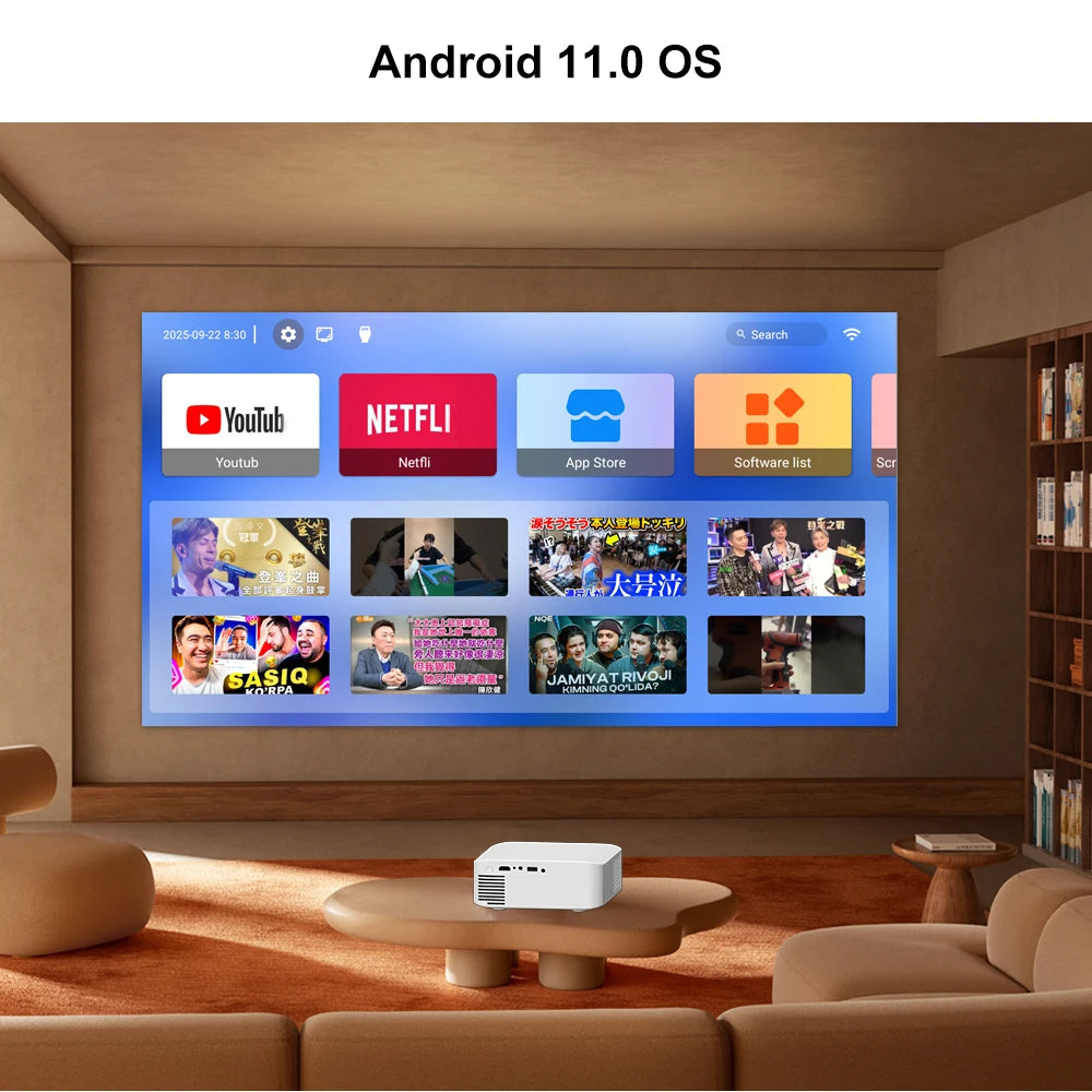 LumiBeam L9W 4K Mini Portable Projector