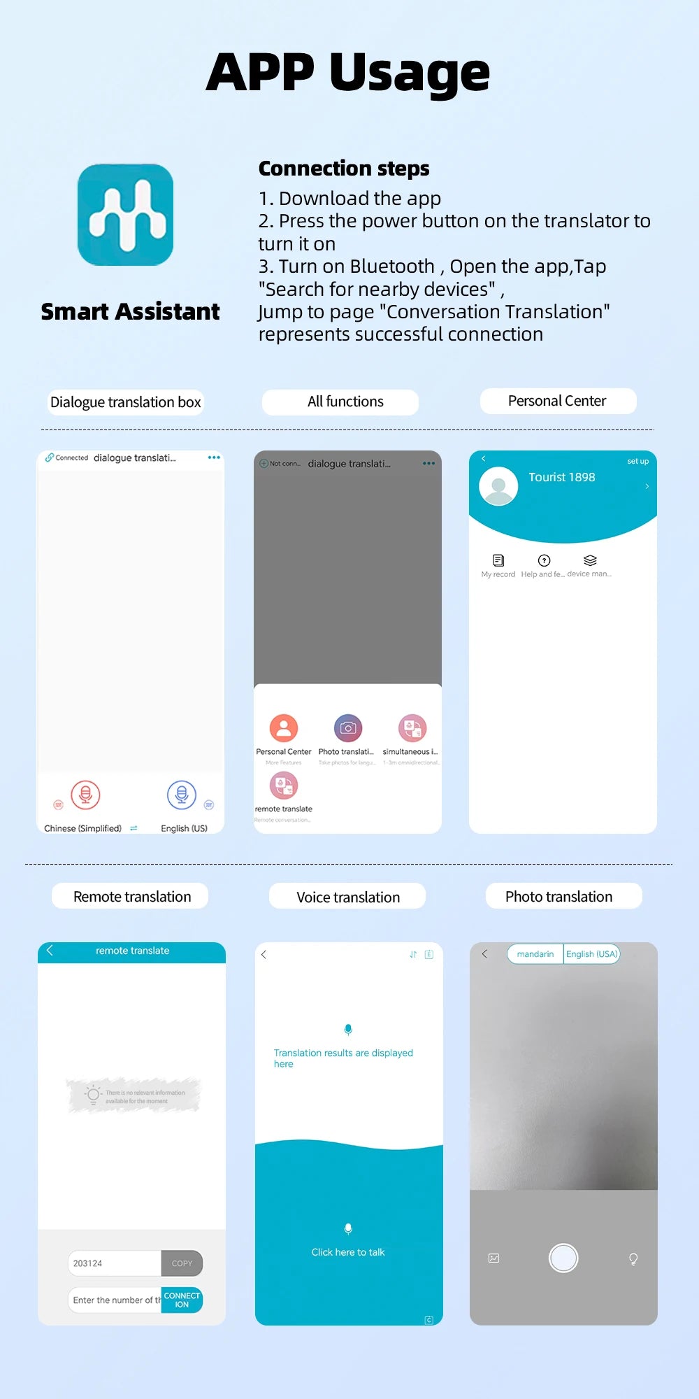 MSAI T4 Smart Voice Translator – 131 Languages, Photo Translation & Bluetooth