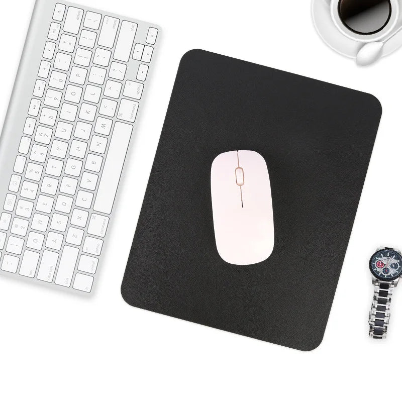 Universal PU Mouse Pad Non-Slip Gaming Desktop Mouse Pad Waterproof Anti-Scratch Easy To Clean Mat For PC Laptops Office Desktop
