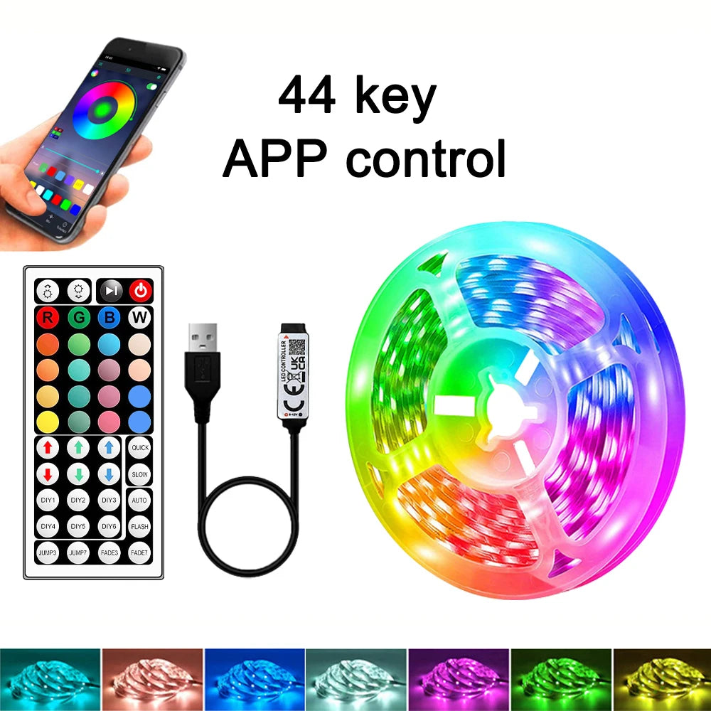 BeatStrip USB RGB LED Strip Lights – 1M to 40M, Music Sync & App Control