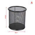 Desk Stationery Organizer Creative Metal Pen Holder Pencil File Storage Rack 3 Grid Storage Box Office Desktop Accessories