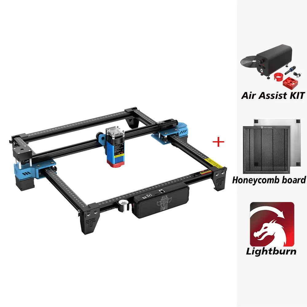 TwoTrees TTS-55 Pro 80W Laser Engraver – WiFi, Offline Control & 445nm Blue Light CNC