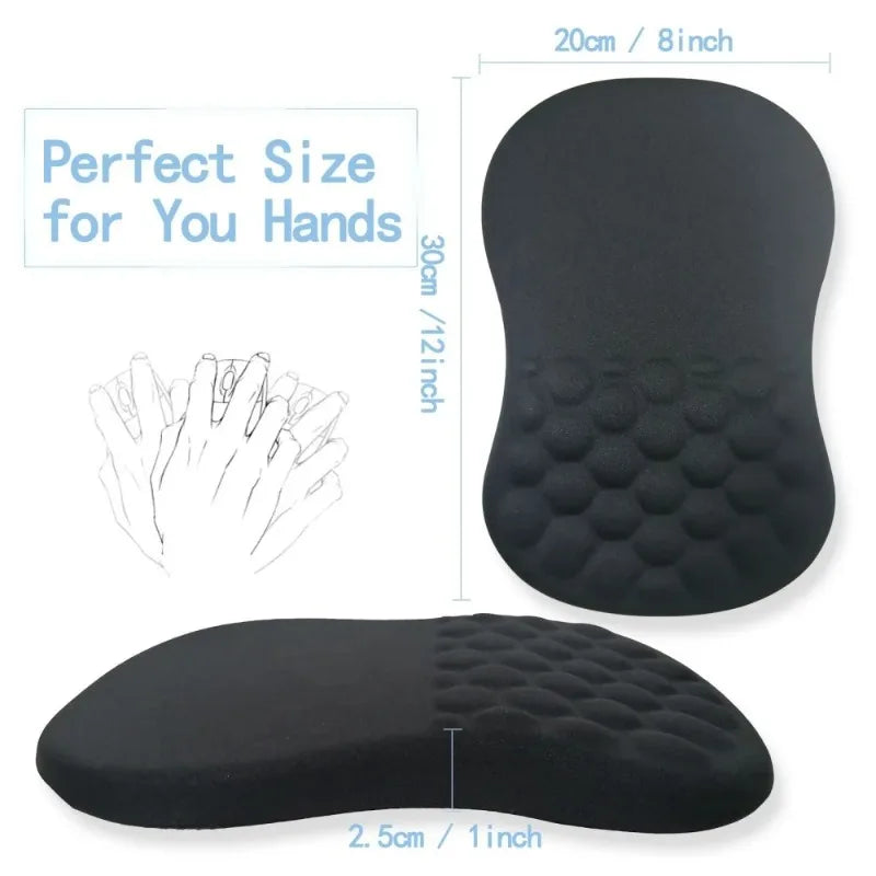 Ergonomic mouse pad