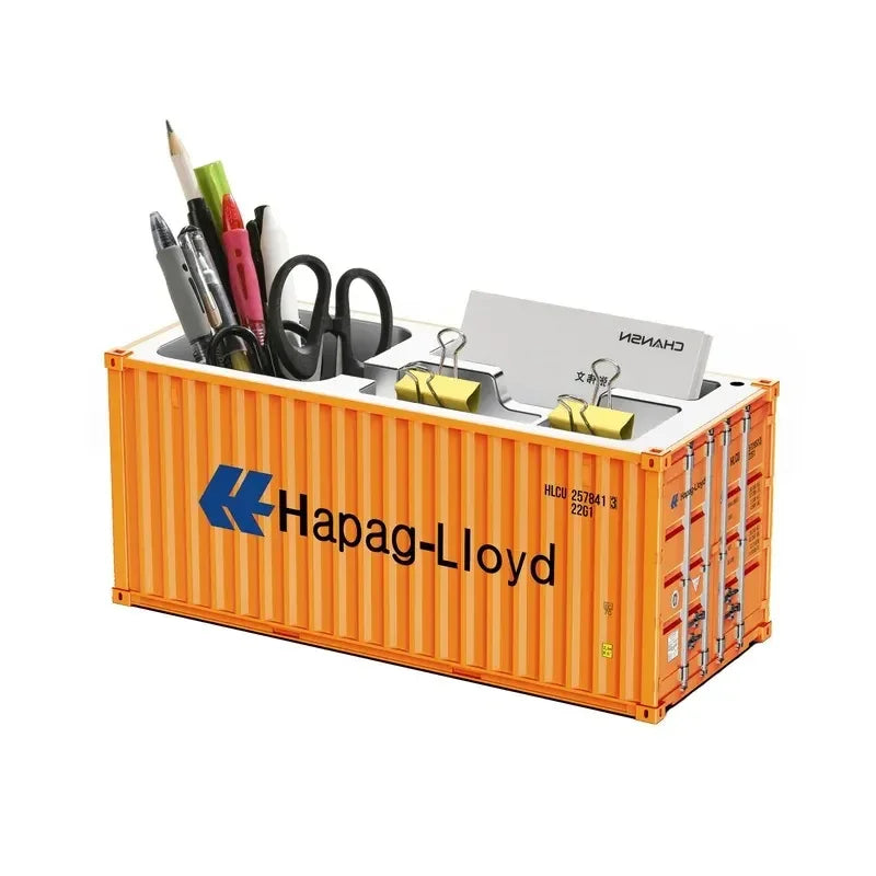 ContainerDesk Miniature Shipping Container Pen Holder – Desk Organiser & Home Decor