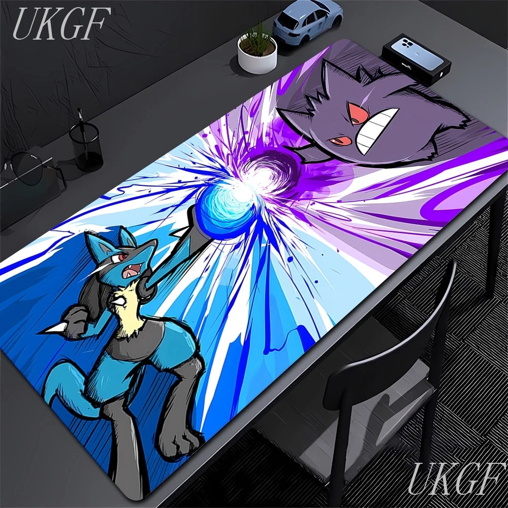 Gengar Anime XL Gaming Desk Mat – Cute Gaming Mouse Pad (XXL Keyboard & Mouse Mat)