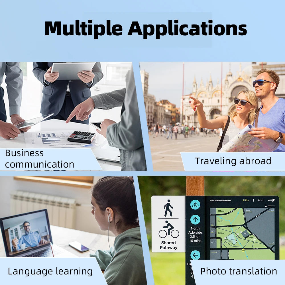 TravelTalk T26 AI Translator – 160 Languages, ChatGPT, Real-Time Business Translation