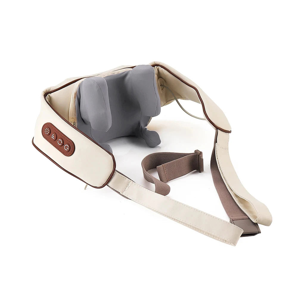 Foreverlily 26W Brushless Neck & Shoulder Kneading Massage Shawl – Wireless