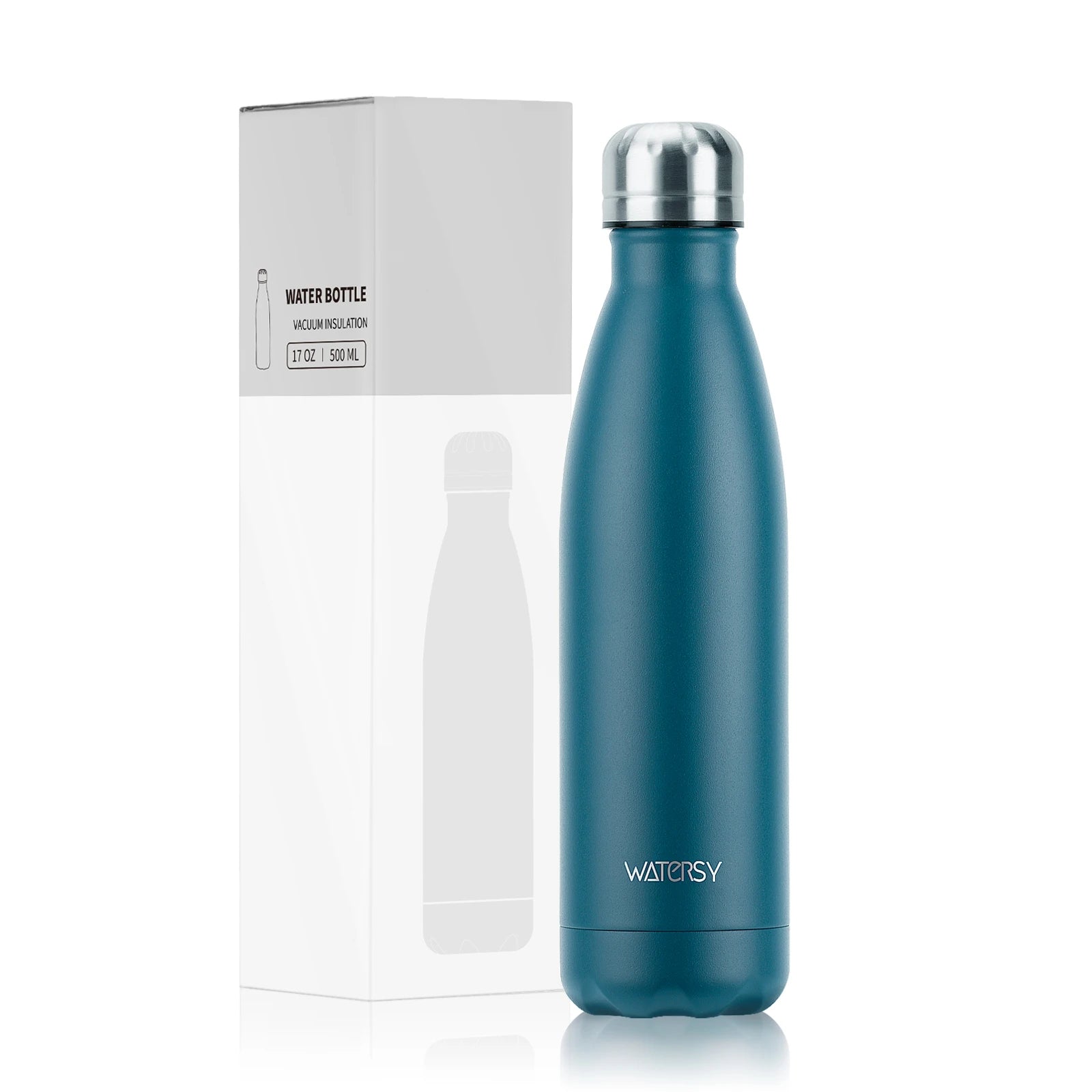 WATERSY 500ml Stainless Steel Vacuum Flask – Insulated Thermos for Coffee & Sport