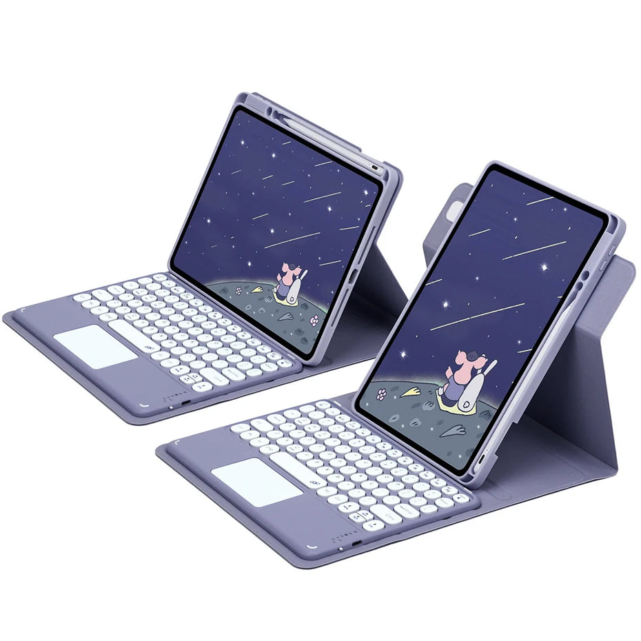 360° Rotation Keyboard Case for IPad 10th 2022 10.9 Air 5 Air 4 Magnetic Cover for IPad Pro 11 Air 3 Pro 10.5 8 9th Gen 10.2"