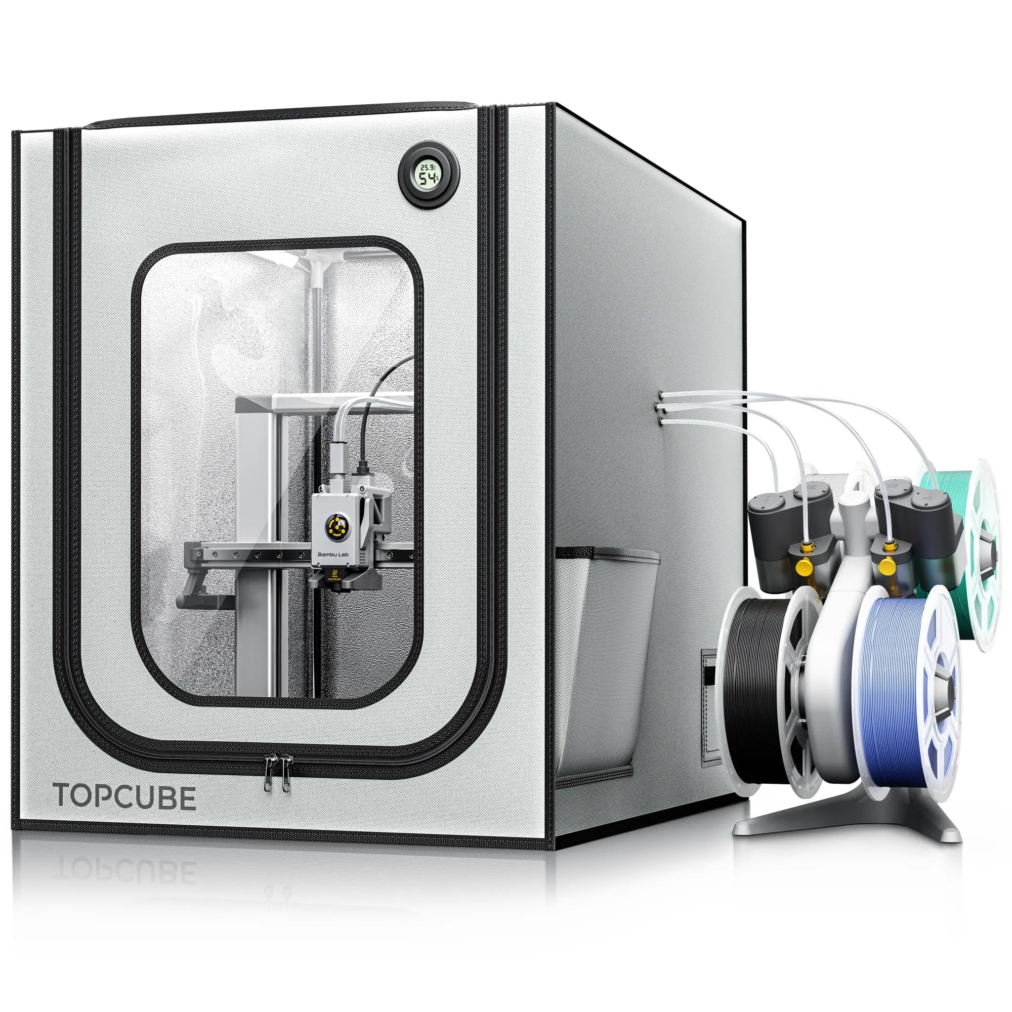YOOPAI 3D Printer Enclosure for Bambu Lab A1 / A1 Mini – LED, Constant Temp & Fireproof