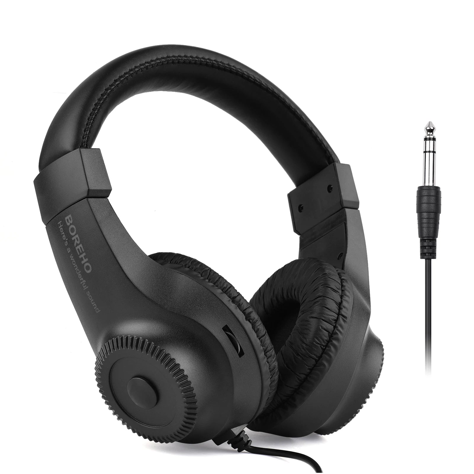 StudioMon Wired Over-Ear Monitor Headphones – 50mm Driver, 6.5mm Plug