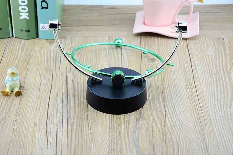 Colorful Galaxy Universe Celestial Swinger Magnetic Rotating Earth Perpetual Motion Device Electric Chaos Pendulum Science Decor