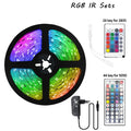 Led Strip Light Plug 12V 5050 2835 Rgb Self-Adhesive Smart Wifi Bluetooth Ribbon Tape 5M 15M 20M Waterproof Outdoor Lighting