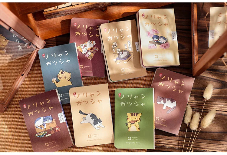 KittyNotes Kawaii Cat Pocket Notebook – Japanese Style Planner & Journal
