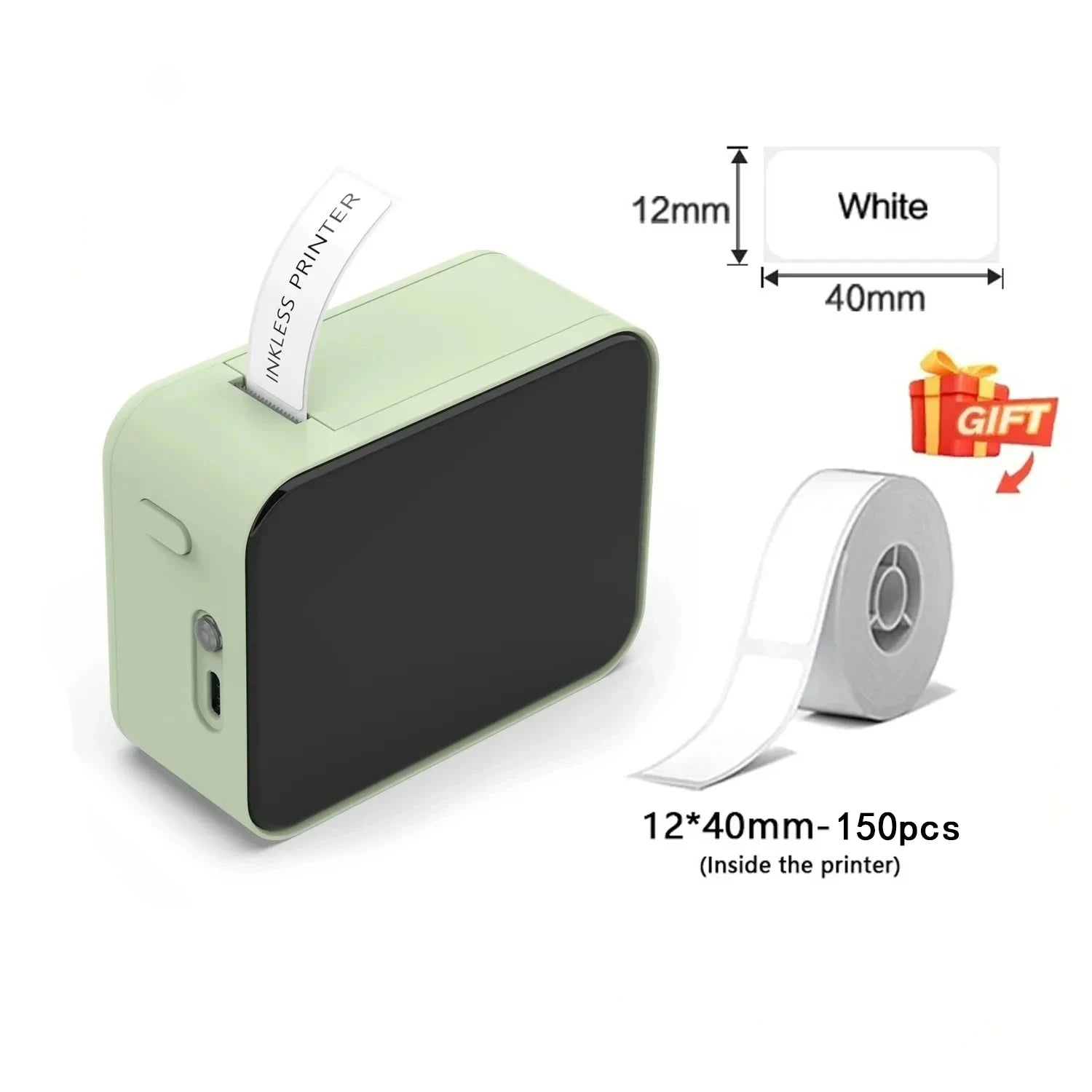 MarkLife P15 Mini Portable Bluetooth Thermal Label Printer – Home & Office Sticker Maker