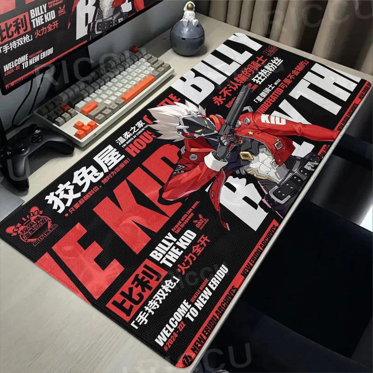 Zenless Zone Zero XXL Gaming Desk Mat – Anime Character Extended Mouse Pad (ZZZ Series)