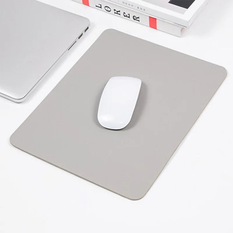 Universal PU Mouse Pad Non-Slip Gaming Desktop Mouse Pad Waterproof Anti-Scratch Easy To Clean Mat For PC Laptops Office Desktop