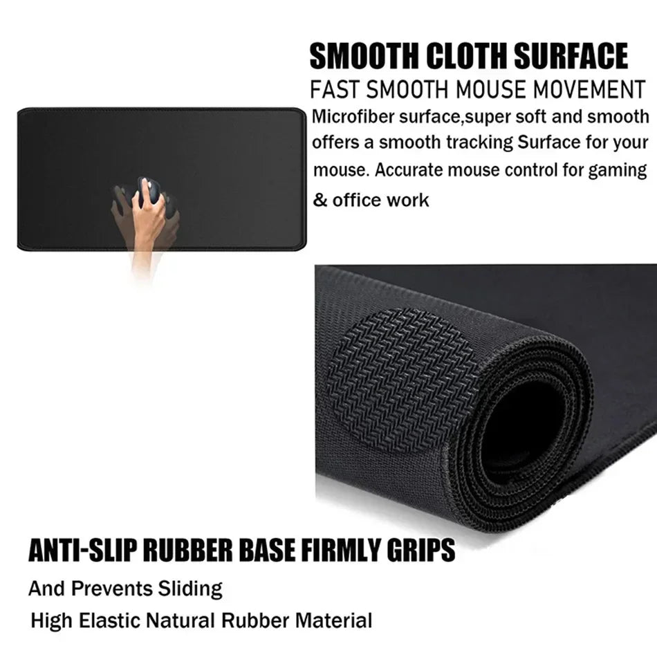 Cosmic Void XXL Gaming Desk Mat – 900x400mm Black Hole Space Mouse Pad
