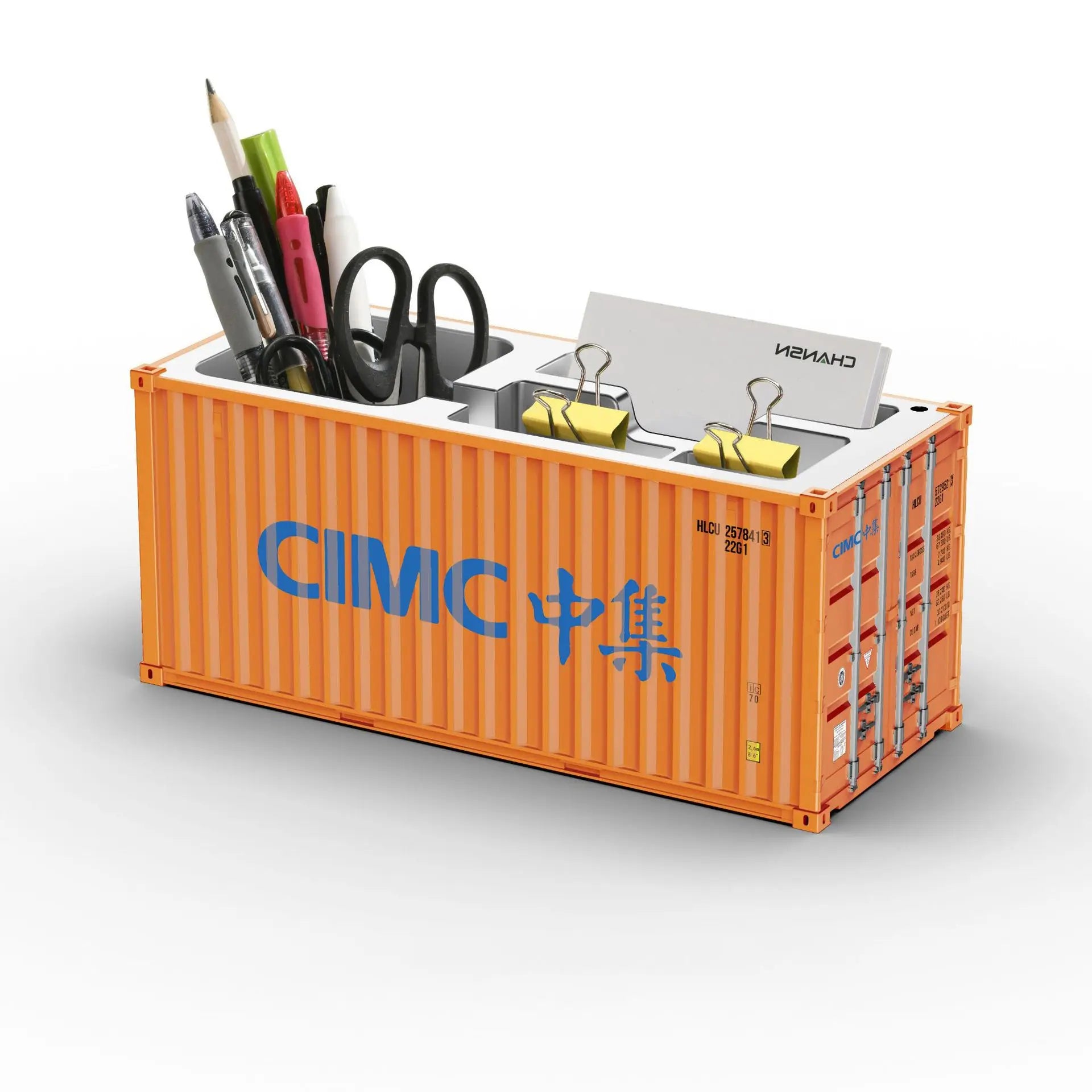ContainerDesk Miniature Shipping Container Pen Holder – Desk Organiser & Home Decor