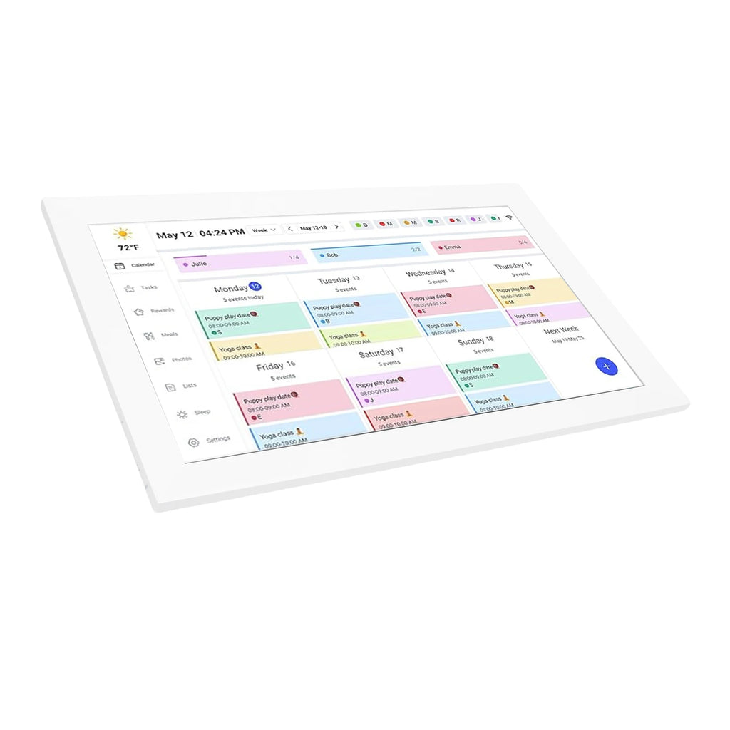 15.6" Smart Family Digital Calendar – 1080P WiFi Touchscreen Display & Interactive Planner