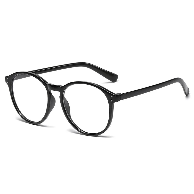 Retro Round Blue Light Blocking Glasses – Prescription Ready Myopia Eyewear (0 to -600) | Ultra-Light Unisex Frames