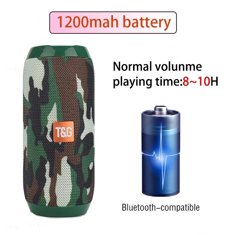 BoomBox Portable Wireless Bluetooth Speaker – FM Radio, Subwoofer & Hands-Free