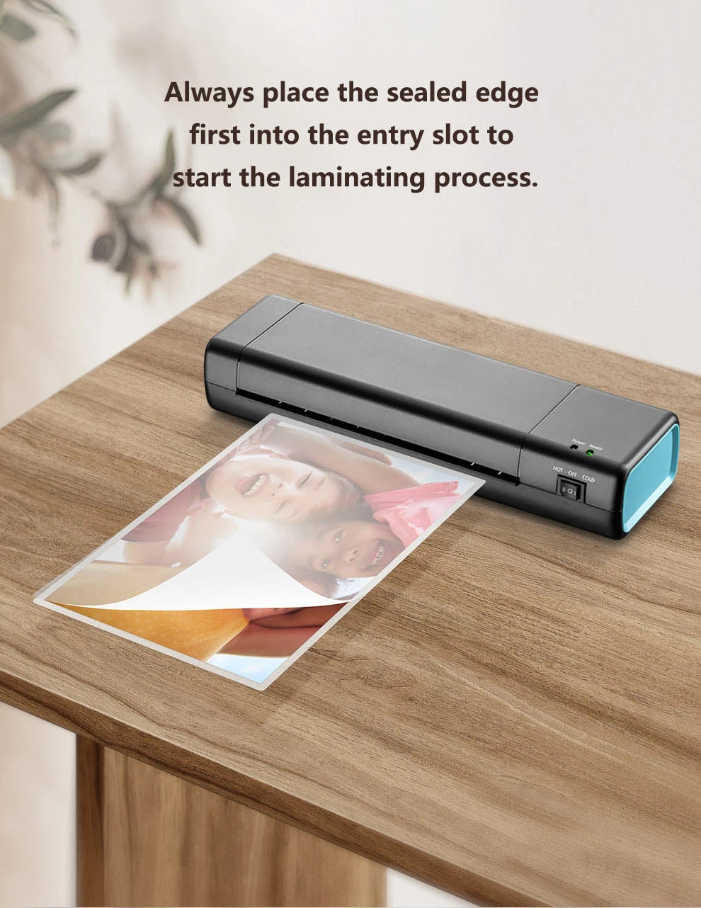SealPro 9" Hot & Cold Laminator Kit – Fast A4 Laminating Machine with 10 Pouches for Home, School & Office