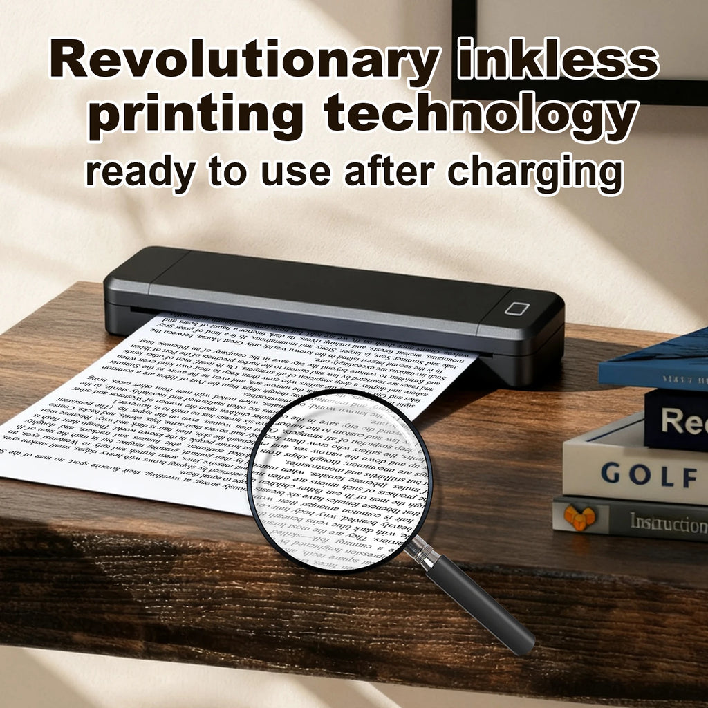 Marklife X8 Mini A4 Bluetooth Thermal Printer – Inkless Photo, PDF & Document Printing