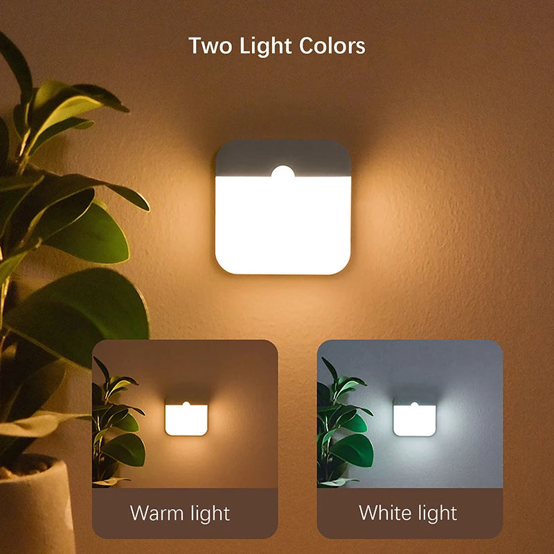 GlowLite Wireless LED Night Light – Soft Touch Rechargeable Lamp for Bedroom & Home