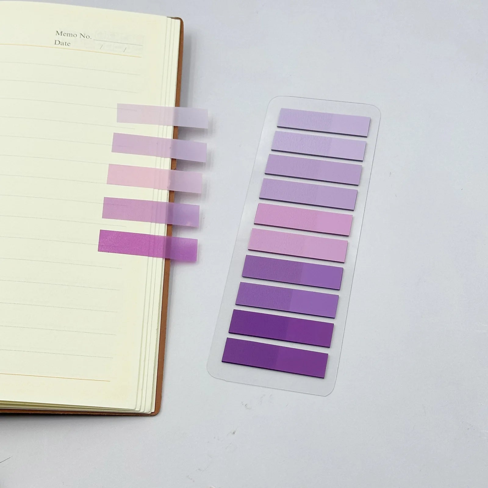 ColorTab 200-Pack Fluorescent Index Tabs & Sticky Flags – Transparent Page Markers