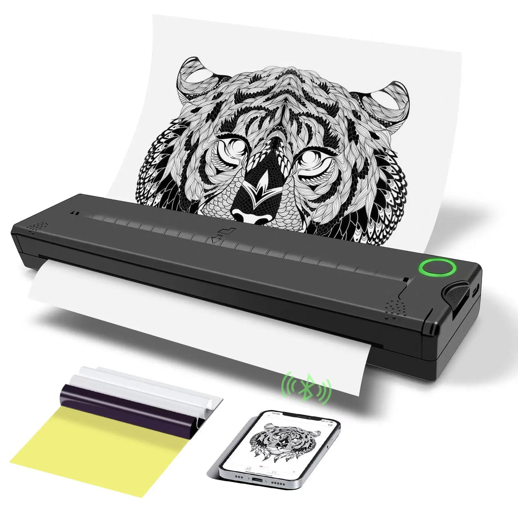 PrintAnywhere Portable A4 Bluetooth Thermal Printer – Photos, PDF, Tattoo Stencils
