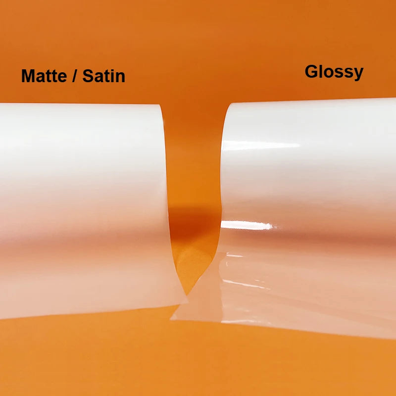 220mm x 100M Satin Matte / Gloss Hot Laminating Film Roll (25–28 Mic) – BOPP Professional Lamination Film, 1” Core for Hot Roll Laminators