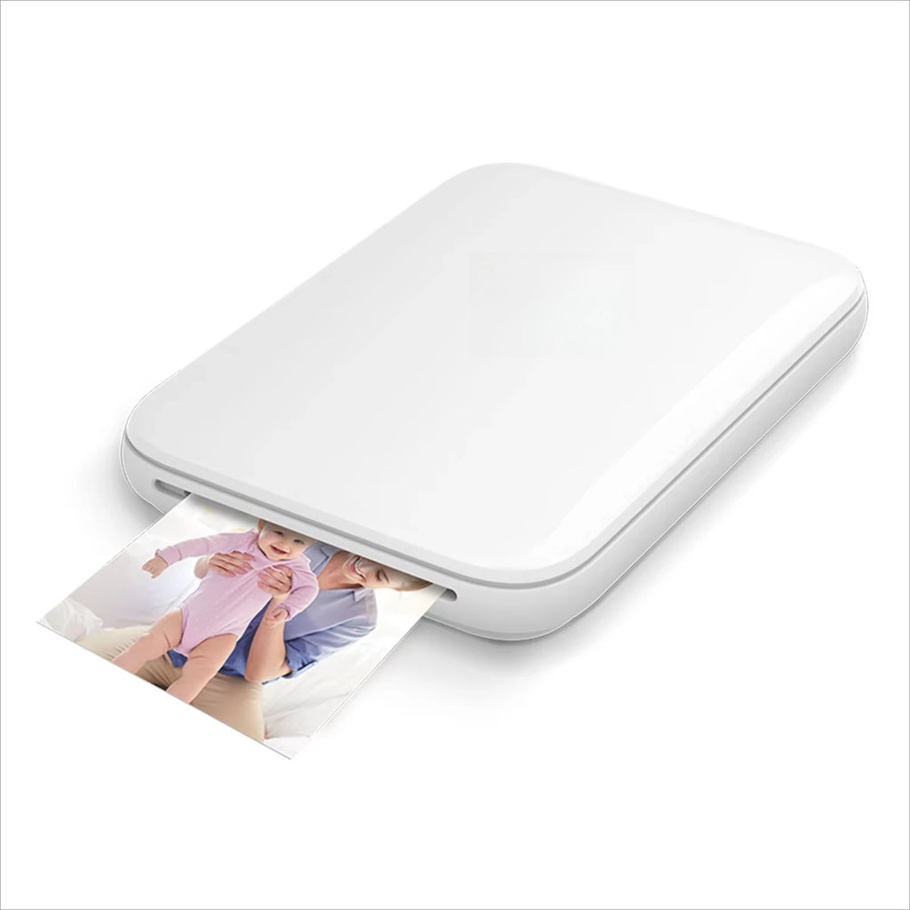 SnapPrint Mini Bluetooth Photo Printer – 3” Portable Wireless Color Pocket Printer