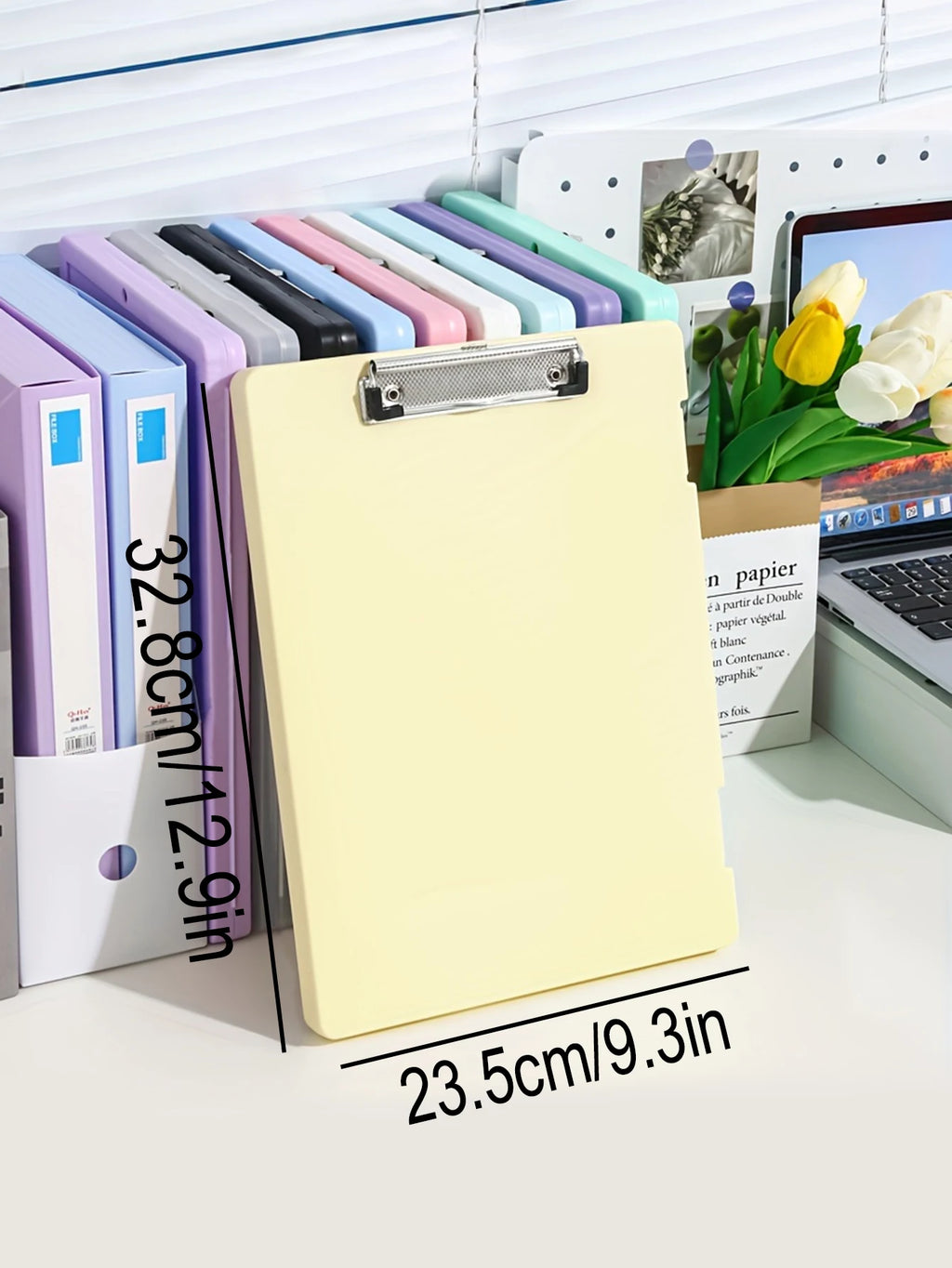 DocBox 2-in-1 A4 Writing Board & Document Storage Box – Portable Office Organiser