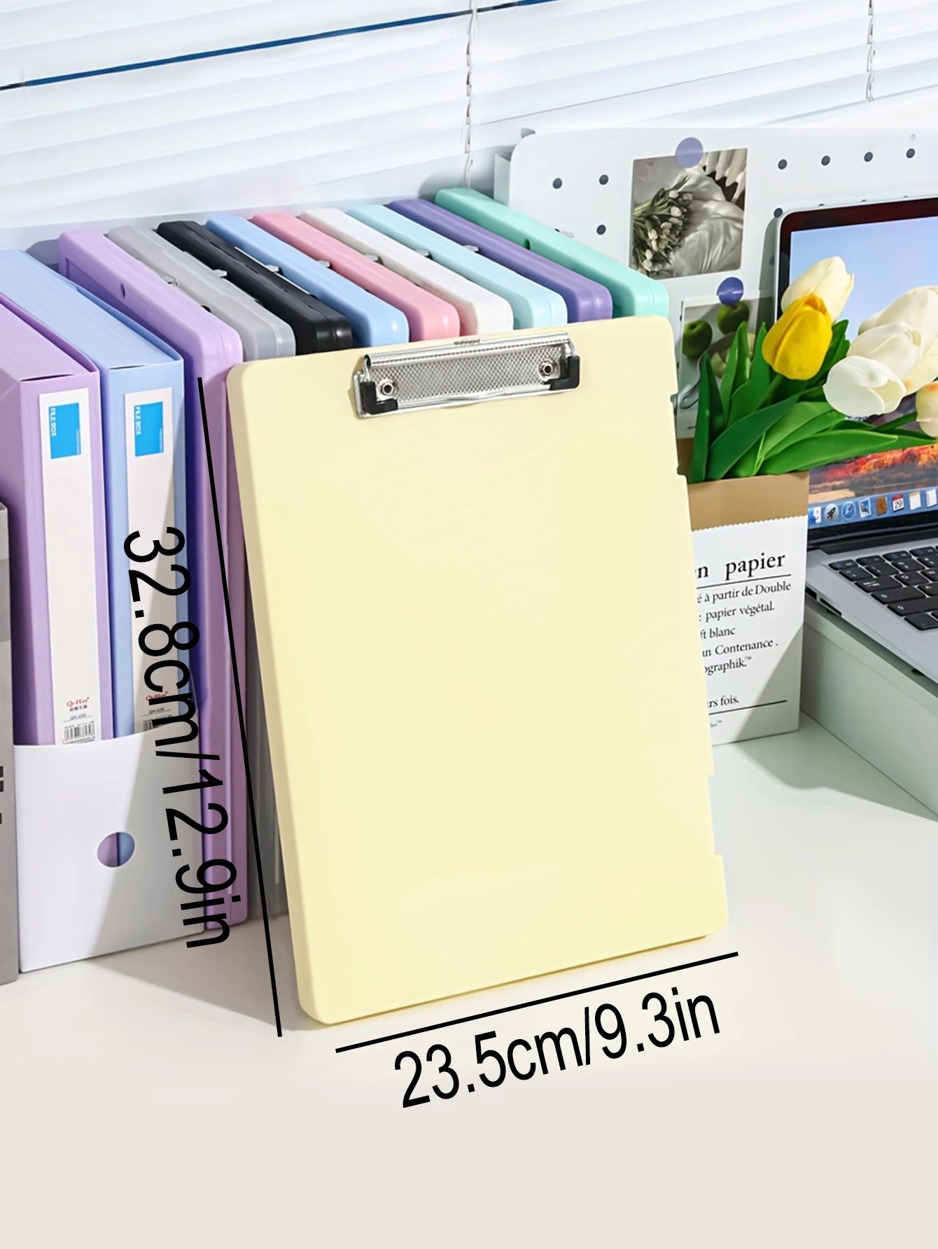 DocBox 2-in-1 A4 Writing Board & Document Storage Box – Portable Office Organiser